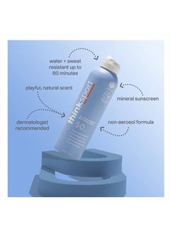 Thinksport SPF 50 All Sheer Mineral Sunscreen Spray – Waterproof Sport Sunscreen Lotion – Safe, Natural Zinc Oxide UVA/UVB Sun Protection, 6 Fl oz  - Image 5