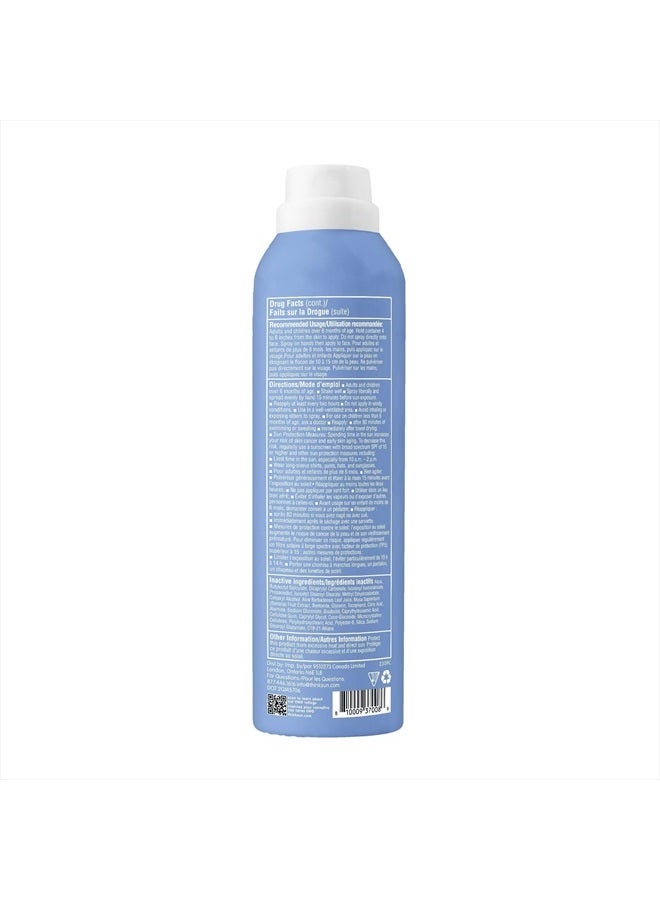 Thinksport بخاخ واقي شمس معدني شفاف SPF 50 - لوشن واقي شمس رياضي مقاوم للماء - حماية آمنة وطبيعية من أشعة UVA/UVB بأكسيد الزنك، 6 أونصة سائلة - Image 2