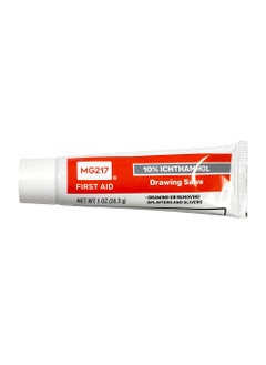 MG217 MG217 10% Ichthammol Drawing Salve, Remove splinters, slivers, stingers, Thorns and Treat Minor Skin irritations - Made in The USA - 1 oz Tube 