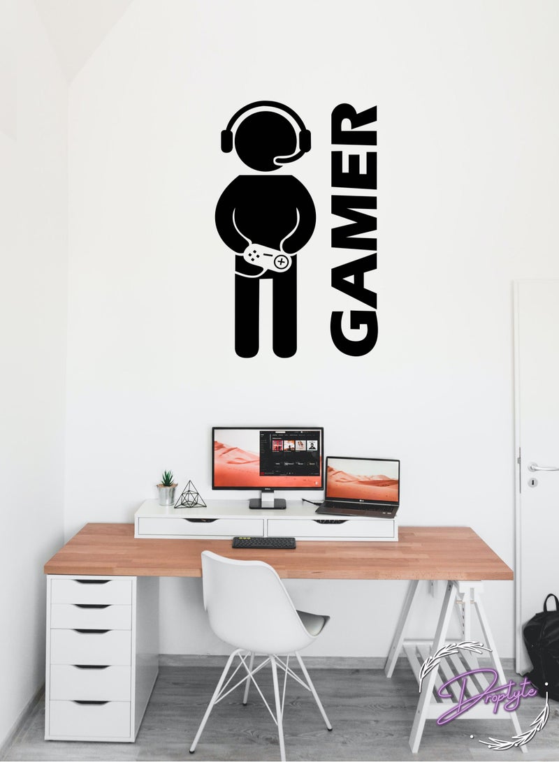 Droplyte Diy Art Gaming Wall Stickers For Office, Living Room, Bedroom Home Decoration - Image 3