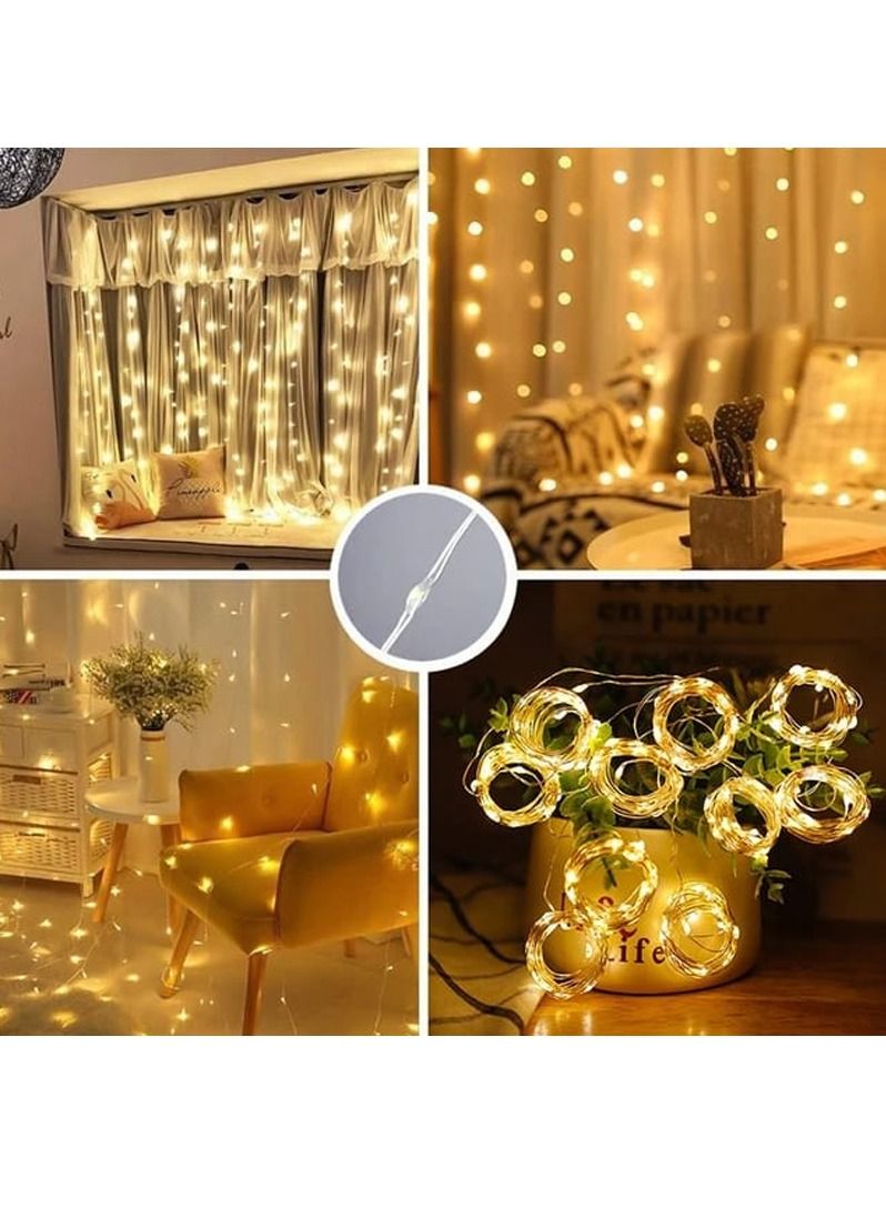 DubaiGallery Globe String Lights, LED Crystal Ball Curtain Lights, Waterproof LED Fairy String Lights for Garden, Patio, Party, Wedding Decoration and More - Image 3