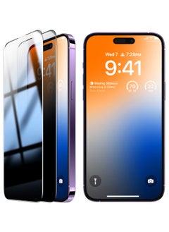 Stealth for iPhone 15 Pro Max Privacy Screen Protector with High Definition Durable&Tough 9H Tempered Glass for iPhone 15 Pro Max Screen Protector [Anti-Spy] Easy Installation, 1-Pack, 6.7"