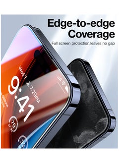 TORRAS Stealth for iPhone 15 Pro Max Privacy Screen Protector with High Definition Durable&Tough 9H Tempered Glass for iPhone 15 Pro Max Screen Protector [Anti-Spy] Easy Installation, 1-Pack, 6.7"  - Image 5
