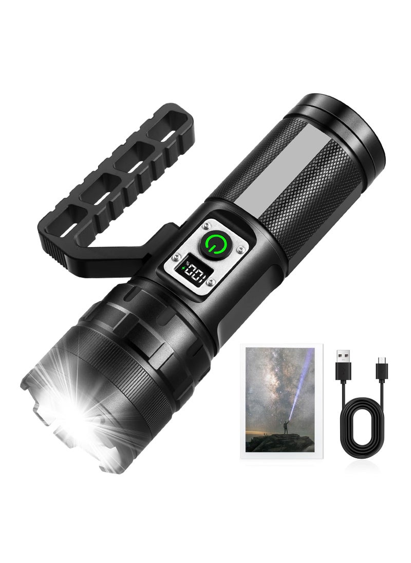 ZLH HITY Rechargeable LED Flashlights High Lumens, 900000 Lumens Super Bright Flashlight with 11 Modes IPX6 Waterproof, Powerful Handheld Flashlight for Camping Emergencies Hiking Home  - Image 1