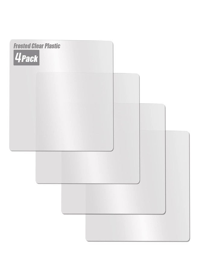 Fotouzy Flexible Plastic Cutting Boards for Kitchen, 4 Frosted Clear Cutting Mats 15 x 12 In, BPA-Free, Non-Porous, and Dishwasher Safe, Set of 4 - Image 1