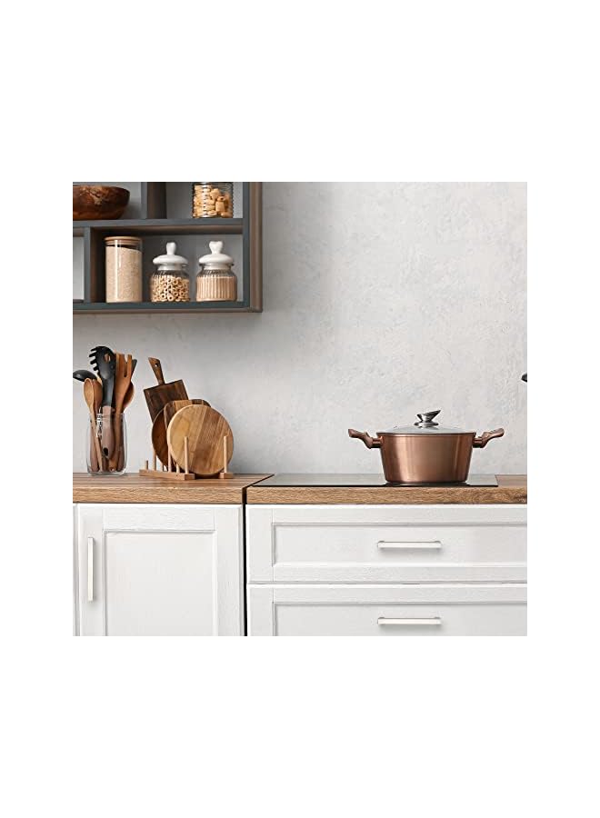 promass 3 Pack 5 Inch Kitchen Square Cabinet Handles Satin Nickel Cabinet Pulls Brushed Nickel Drawer Pulls Kitchen Cabinet Hardware Kitchen Handles for Cabinets Cupboard Handles Drawer Handles - Image 5