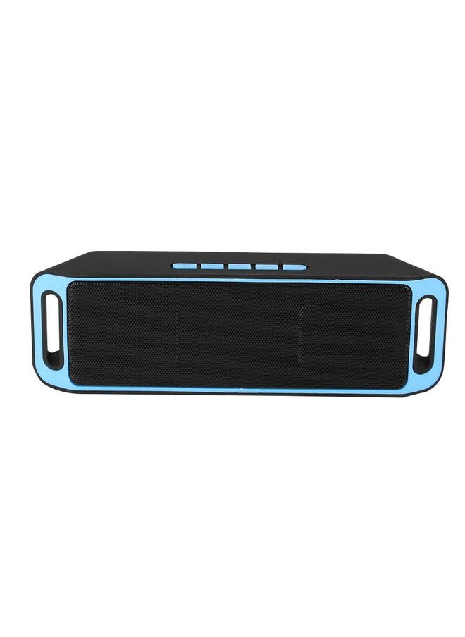 Thoraya - Portable Mini Outdoor Wireless Bluetooth  Speaker USB FM TF Card Built-in Mic Handsfree Blue - Image 1