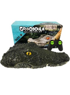 Generic Crocodile High-Speed RC Boat with Remote Control | 2.4G Alligator Simulation Racing Boat | Waterproof Floating Crocodile Head for Pools, Lakes & Prank Toy for Kids and Adults  - Image 1