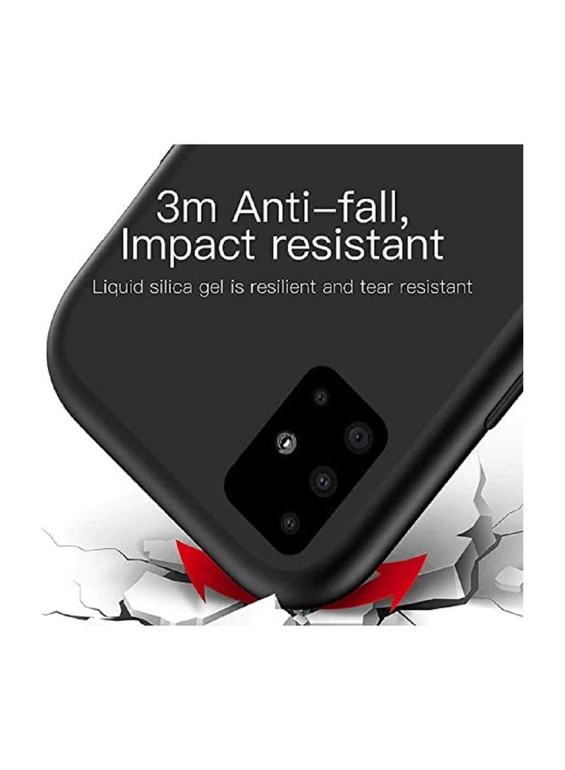 vesus Silicone Anti-Shock Protective Case For Samsung Galaxy A71 Black - Image 2