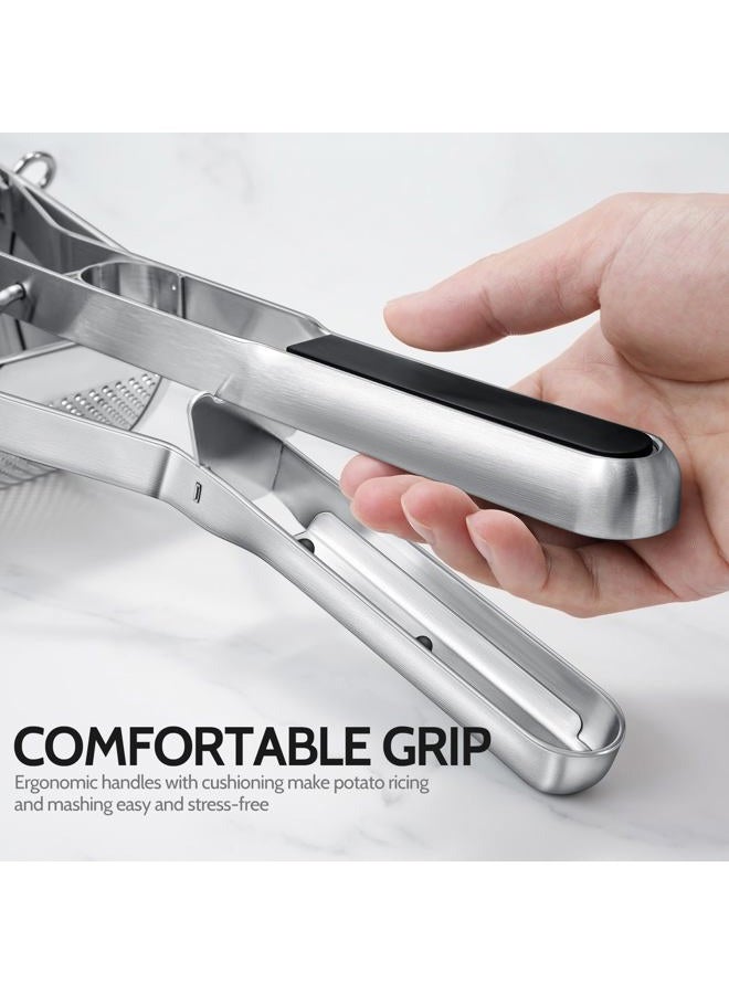 Sopito Potato Ricer, Sopito Stainless Steel Potato Masher for Commercial and Home Use Orange - Image 4