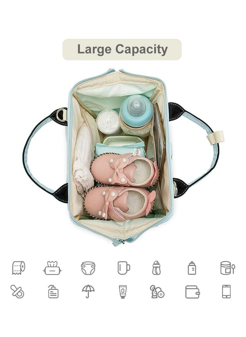 Hihonor - Multifunctional Diaper Bag Outdoor Travel Tote Baby Bag Handbag for Mom Water-resistant Large Capacity with Carry Handle Insulated Pocket - Image 1