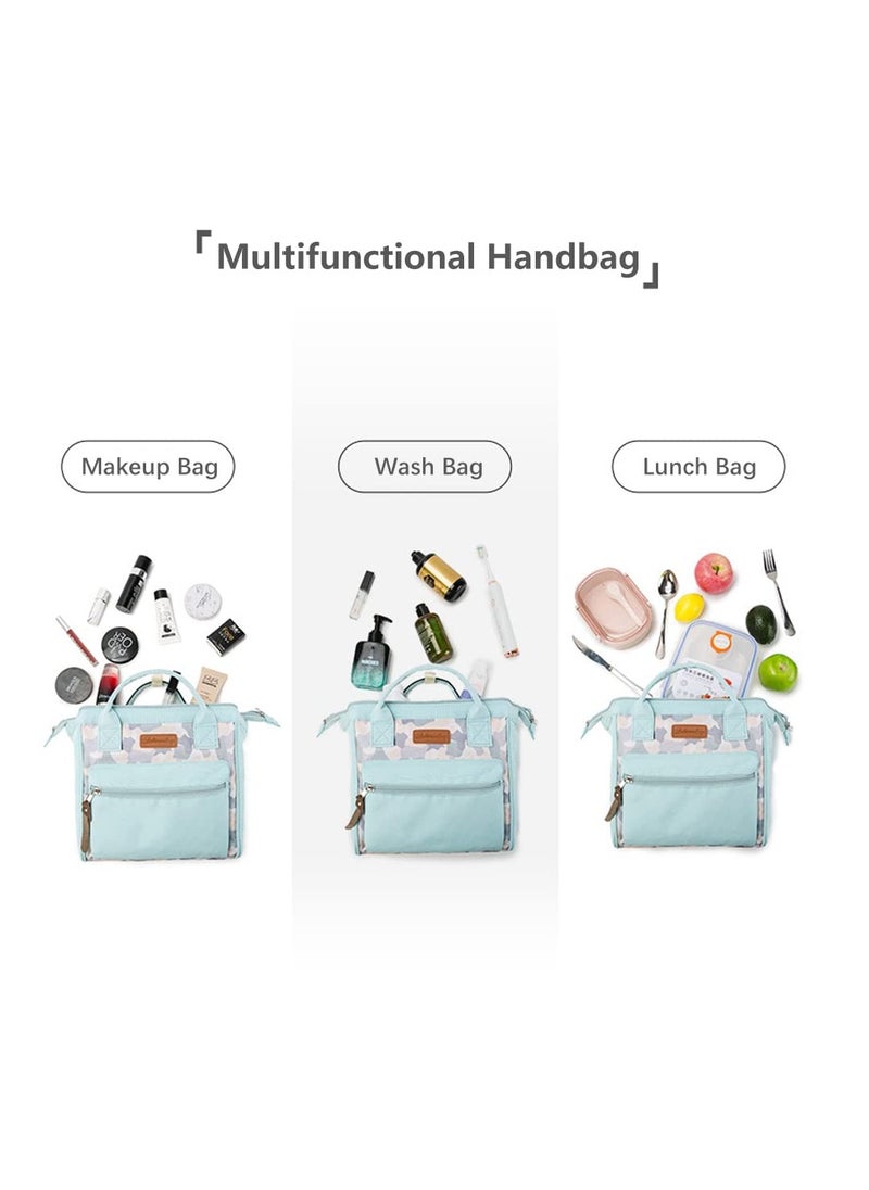 Hihonor - Multifunctional Diaper Bag Outdoor Travel Tote Baby Bag Handbag for Mom Water-resistant Large Capacity with Carry Handle Insulated Pocket - Image 1