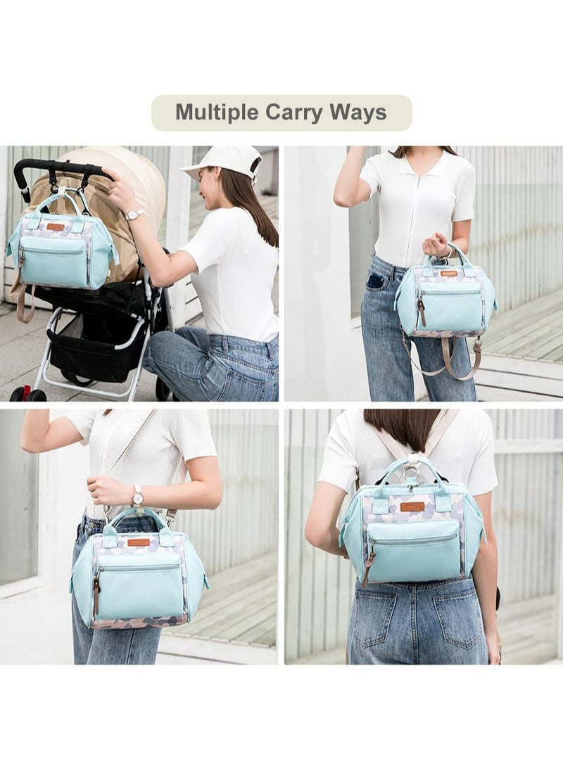 Hihonor - Multifunctional Diaper Bag Outdoor Travel Tote Baby Bag Handbag for Mom Water-resistant Large Capacity with Carry Handle Insulated Pocket - Image 1