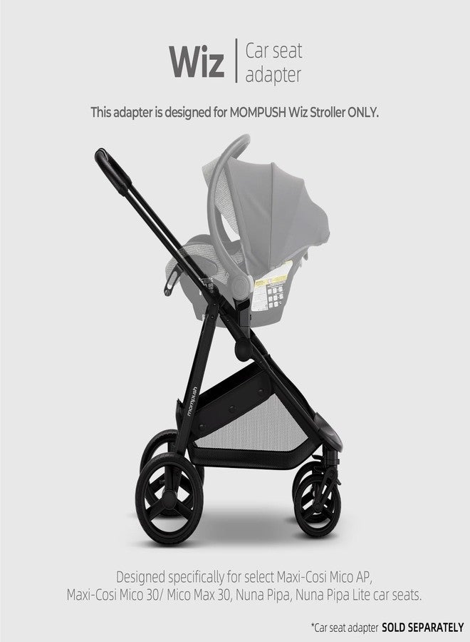 Mompush Wiz Stroller Car Seat Adapter, Connect Maxi-COSI and Nuna Specific Models Car Seat to Mompush Wiz Stroller Only - Image 2