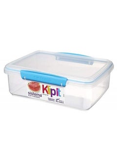 حافظة طعام 2 لتر ازرق ـ Klip It Accent
