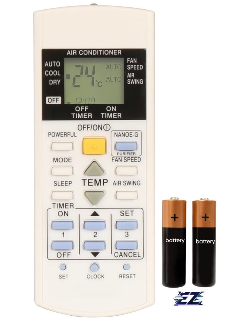 SmartGrist SmartGrist Remote Control Compatible with Panasonic Split Air Conditioner with Nano G Function (AC-29D) with battery  - Image 1