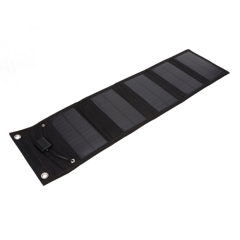 Foldable Solar Panel 21W PET Waterproof Portable USB Solar Power Charger - Lightweight Solar Cell Panel for Outdoor Activities - Image 2