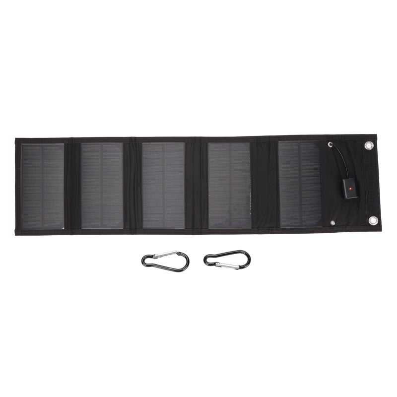 Foldable Solar Panel 21W PET Waterproof Portable USB Solar Power Charger - Lightweight Solar Cell Panel for Outdoor Activities - Image 1