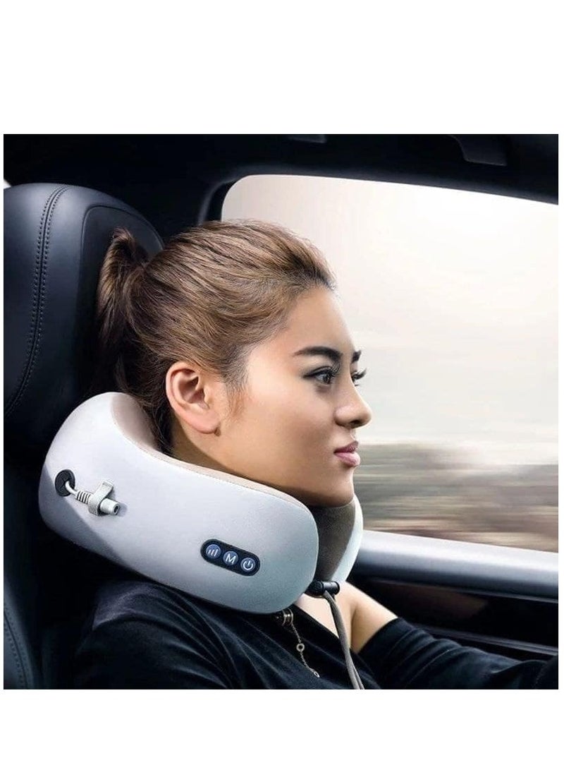 ELTRAZONE U-shaped Massage Pillow Electric Infrared Heating Kneading Neck Shoulder Back Body Massager - Image 4