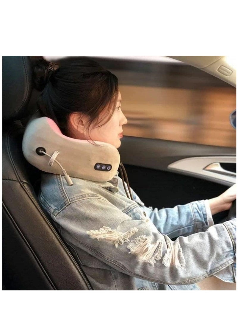 ELTRAZONE U-shaped Massage Pillow Electric Infrared Heating Kneading Neck Shoulder Back Body Massager - Image 2