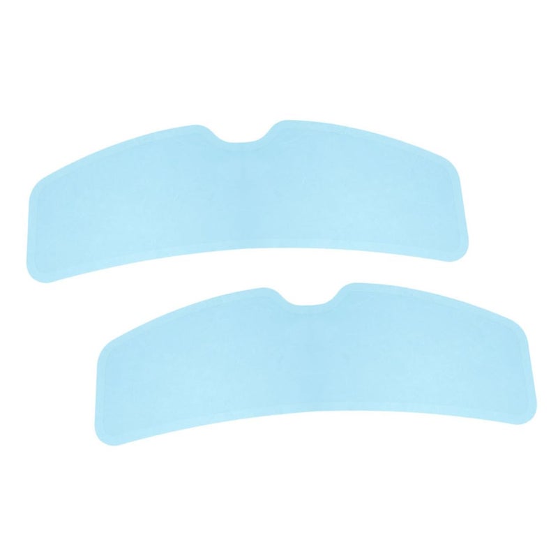2Pcs Motorcycle Visor Anti Fog Rainproof Film High Definition Clear All Weather Safety Patch - Image 2