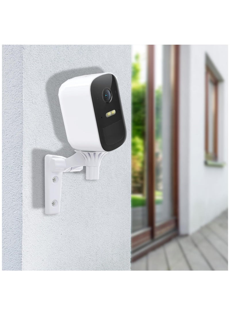 Generic - 2 Pack Adjustable Security Wall Mount Compatible with Eufy Security Indoor Cam E220 and P24 Eufycam 2c/2, Wall Mounts Holder 180 Degree Rotation 1/4" Screw Bracket (NOT Included The Cam) - Image 1