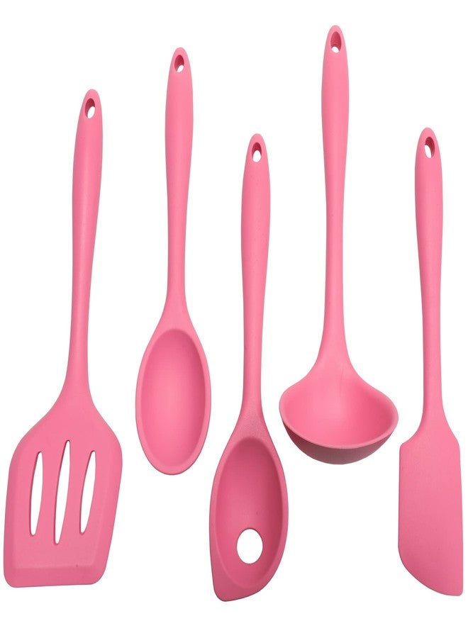 Chef Craft Premium Silicone Cooking Ladle, 11.25 inch, Pink - Image 4