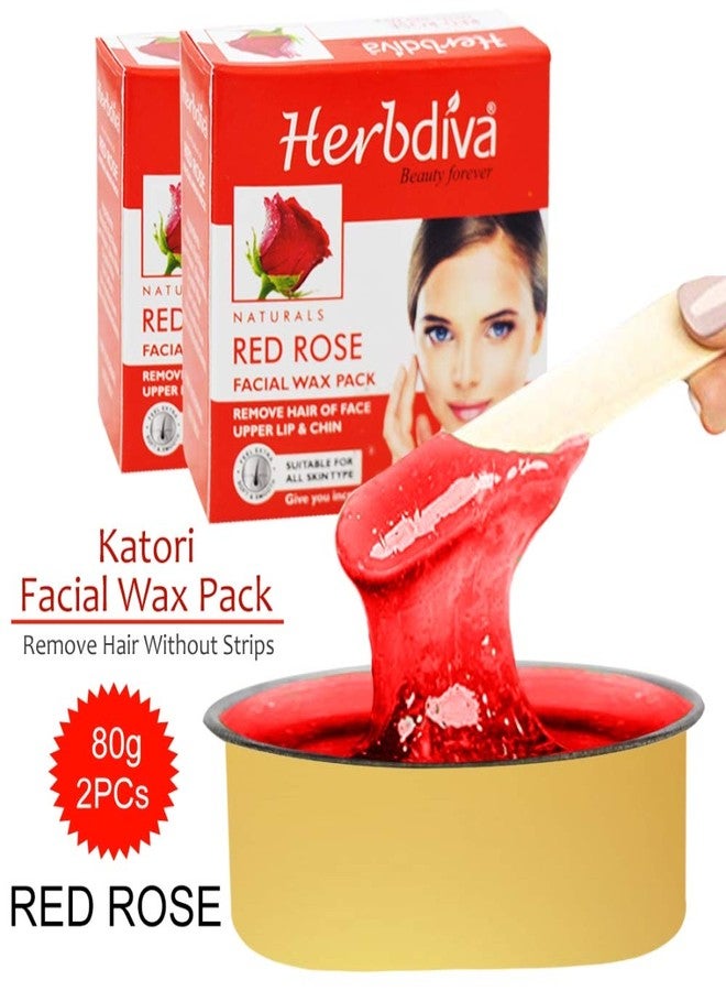 هيربيفا شمع هيربديفا كاتوري للوجه برائحة الورد الأحمر، 80 غرام (عبوة من قطعتين) - Image 3