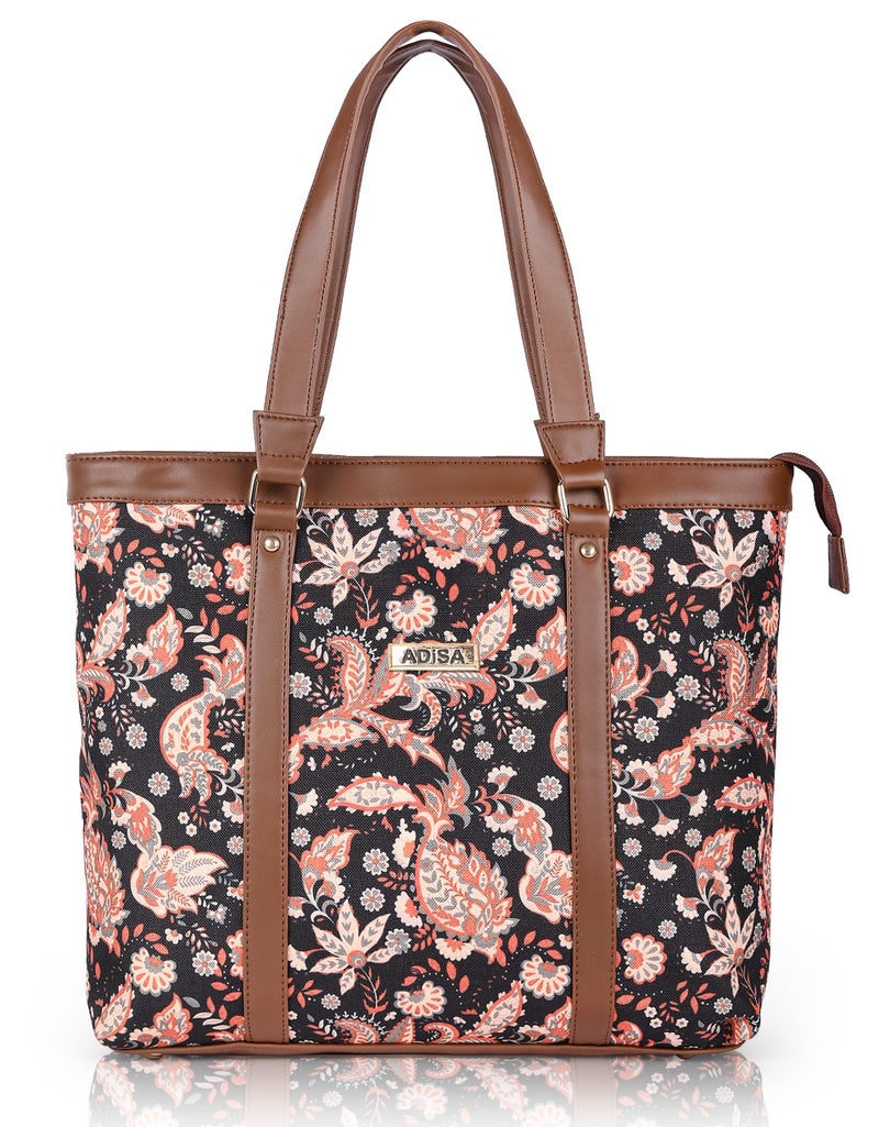 ADISA Women's Western (Black-Peach) - Image 1