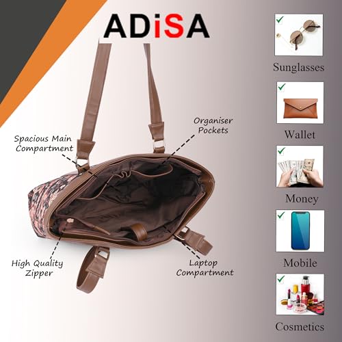 ADISA Women's Western (Black-Peach) - Image 4