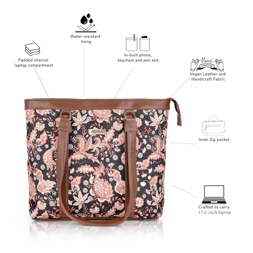 ADISA Women's Western (Black-Peach) - Image 3