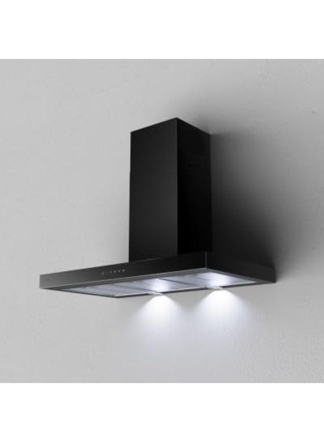 Fresh 90cm Built-in T-Shaped Cooker Hood, Black, Touch Control - Image 2