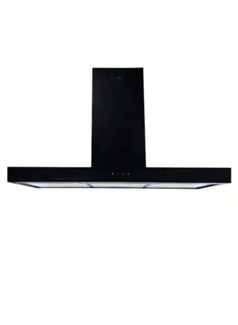 Fresh 90cm Built-in T-Shaped Cooker Hood, Black, Touch Control - Image 1