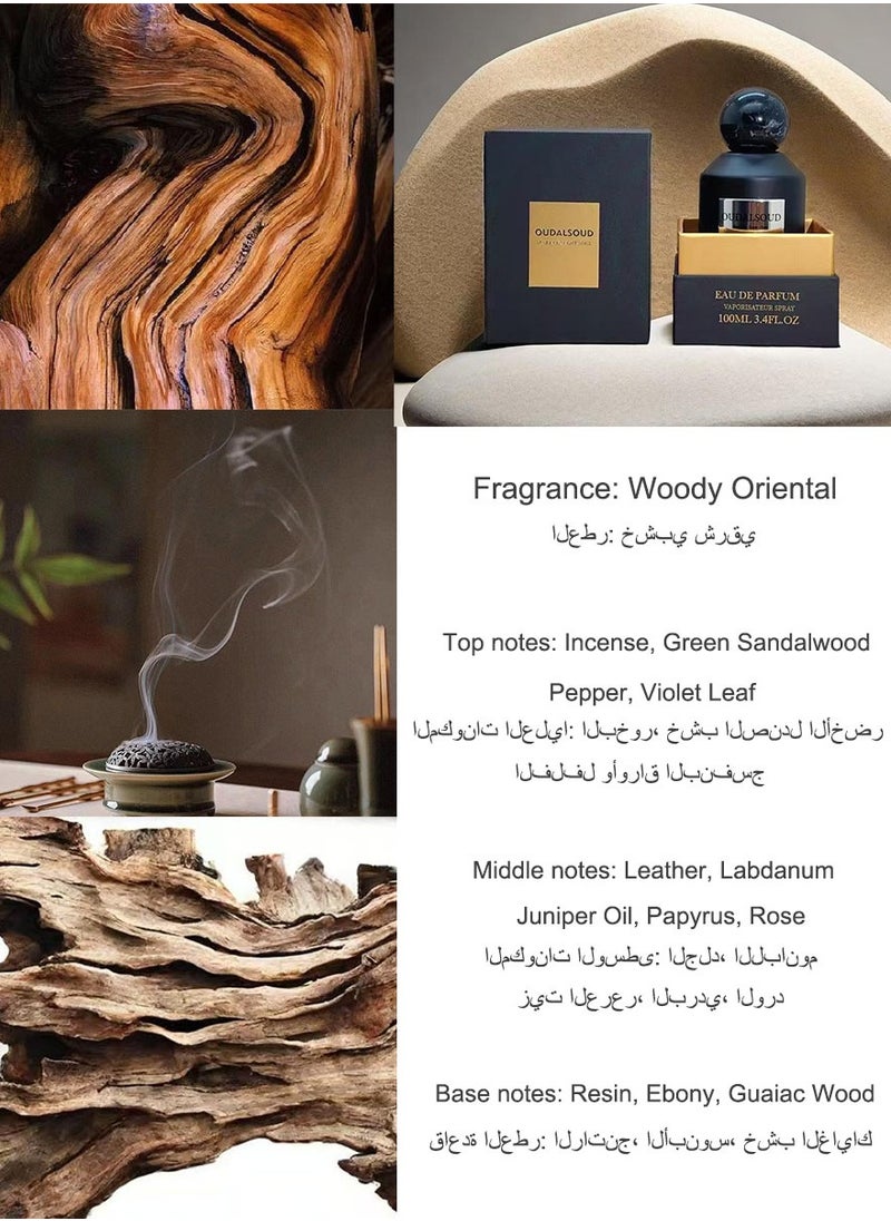 OUDALSOUD - Woody Oriental/Incense Oud Perfume/100ML - Image 1