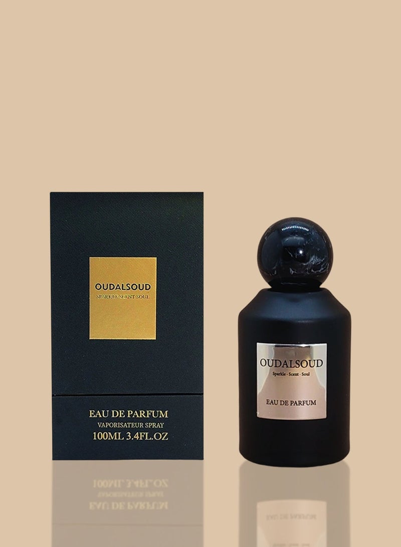 OUDALSOUD Incense Oud EDP 100ML/Woody Oriental Eau De Parfume/25% Fragrance Concentration/For Men And Women/Preferred Gift - Image 2
