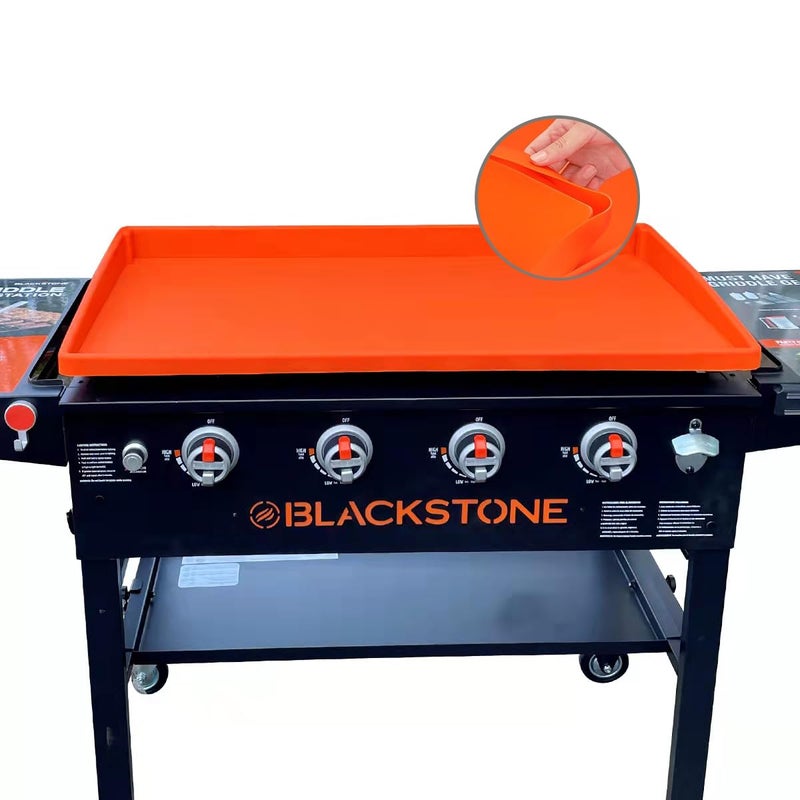 Lyonbi Griddle Cover for Blackstone 36" Inch Griddle,Silicone Griddle Cover,Blackstone Griddle Accessories,Heavy Duty Food Grade Silicone Grill Cover, All-season Grill Protective - Image 1