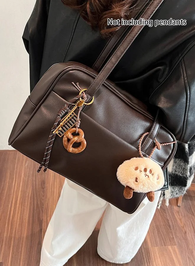 Take Two  Take Two Coffee Brown Shoulder Bag without Pendant for Women | Best Price UAE