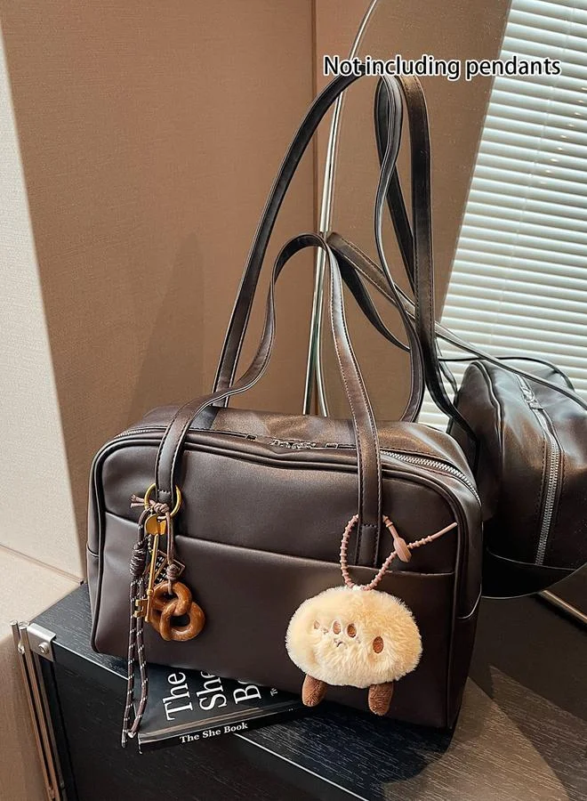 Take Two  Take Two Coffee Brown Shoulder Bag without Pendant for Women | Best Price UAE