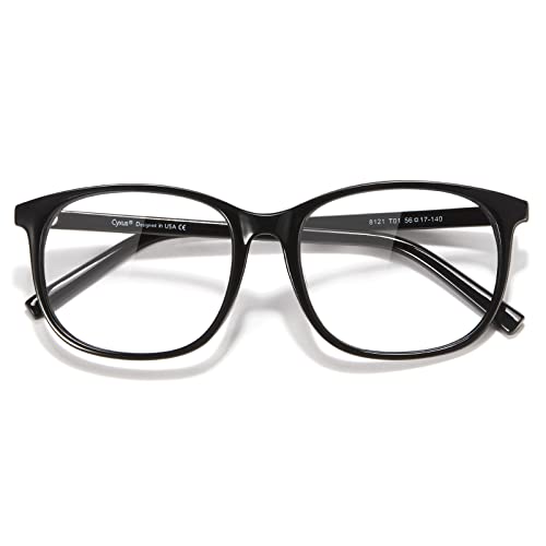 Cyxus Blue Light Blocking Glasses Women Men Computer Gaming Square Glasses UV400 Protection Anti Eyestrain - Image 1