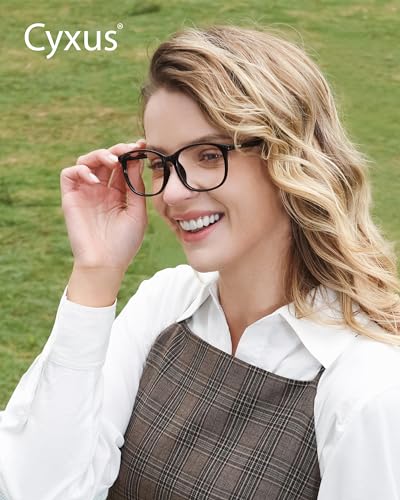 Cyxus Blue Light Blocking Glasses Women Men Computer Gaming Square Glasses UV400 Protection Anti Eyestrain - Image 3