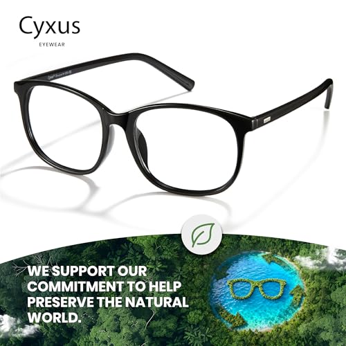 Cyxus Blue Light Blocking Glasses Women Men Computer Gaming Square Glasses UV400 Protection Anti Eyestrain - Image 4