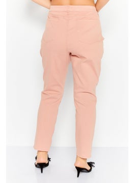 NYDJ Women Regular Fit Plain Stretchable Jeans, Peach  - Image 3