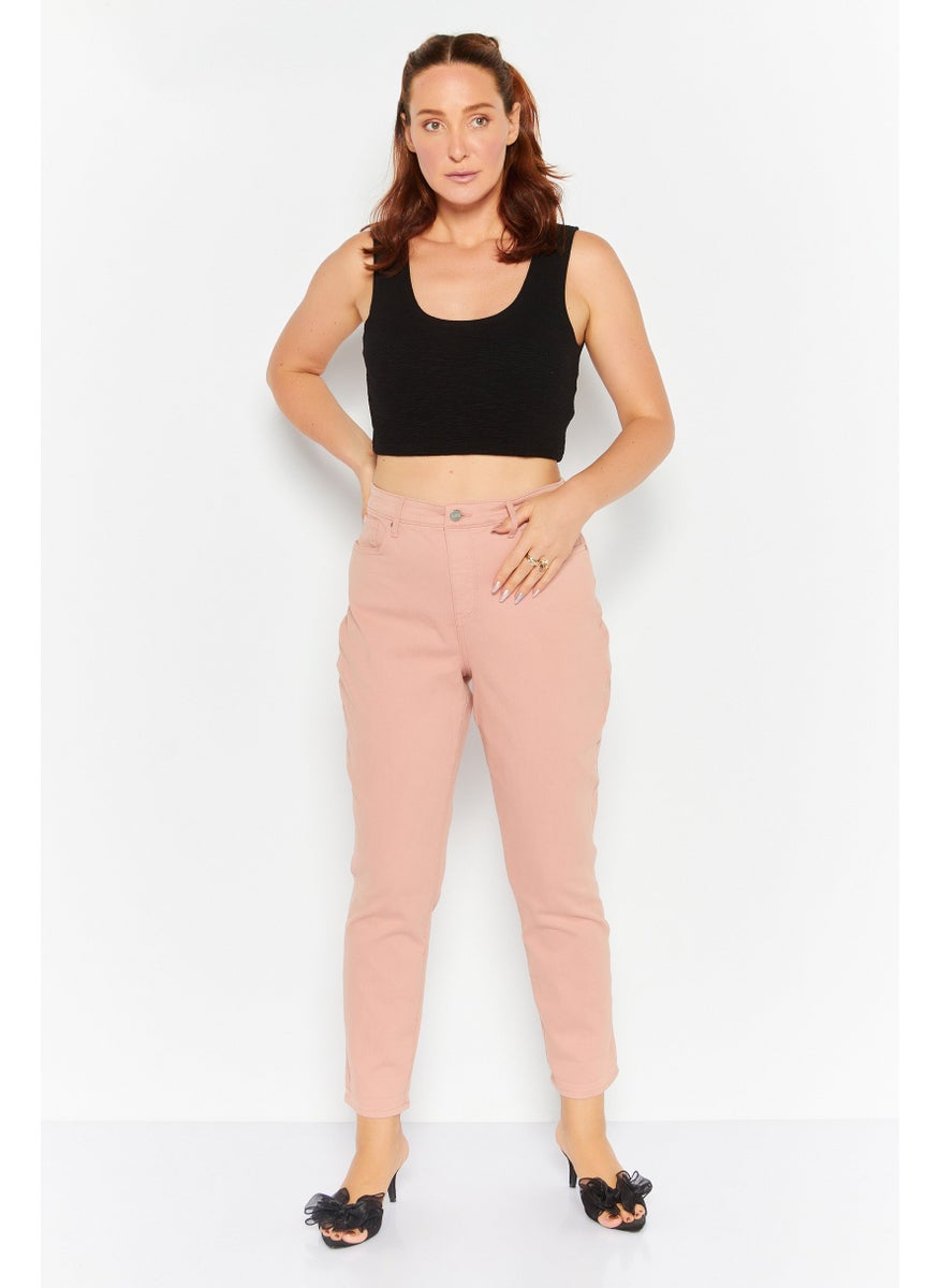 NYDJ - Women Regular Fit Plain Stretchable Jeans, Peach - Image 1