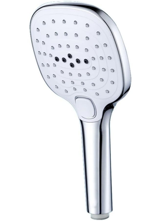 Rubik Shower Head With 3 Spray Modes, Large Chrome Self-Cleaning Handheld Shower Head For Adults Children Pets Home And Gym Use  - Image 1