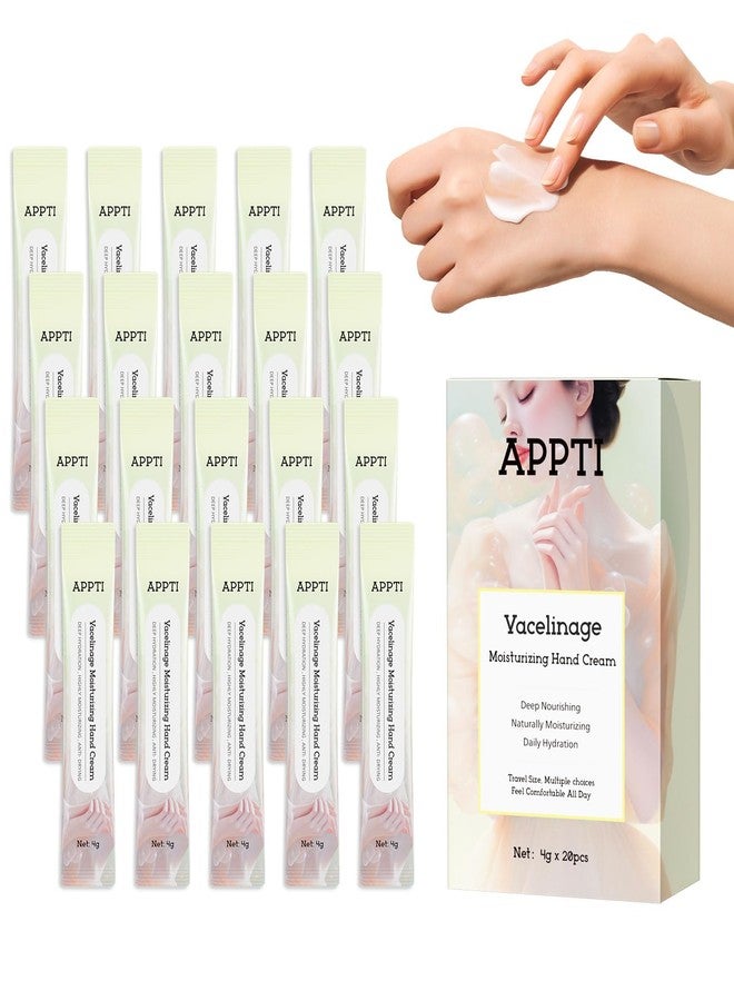 APPTI Moisturizing Hand Cream, Relieves and Repairs Hand Lotion, Travel Size Hand Cream, Original Flavor, Pack of 20 - Image 1