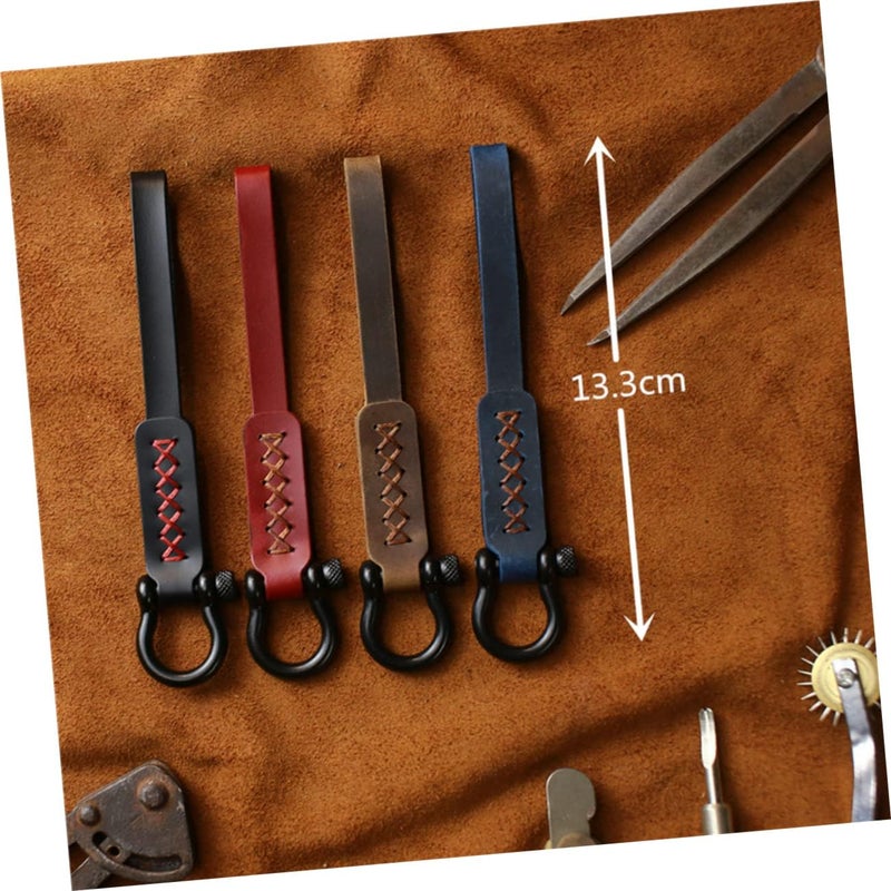 Creative Keychain Car Keychains Fashion Retro Car Key Chain Wrist Key - Image 2