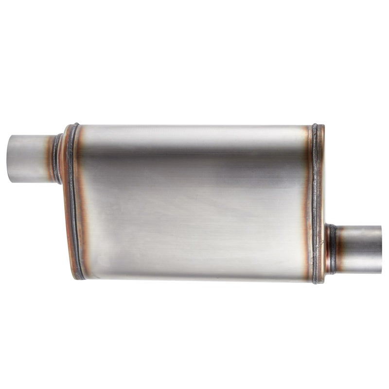 Floshine Universal 409 Stainless Muffler StraightThrough Performance Muffler Exhaust offset in offset out 25