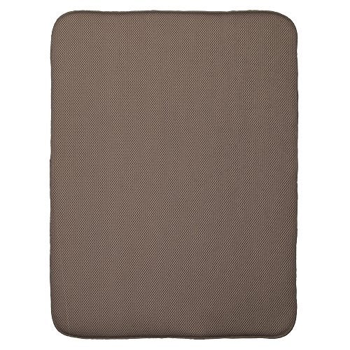 InterDesign iDry Kitchen Mat 24 x 18  Extra Large MochaIvory