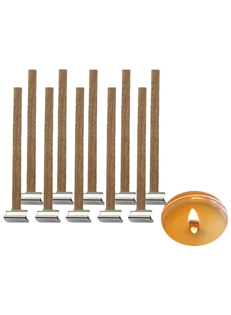 Candle and wax wood strings set of 10pcs 150x15mm 