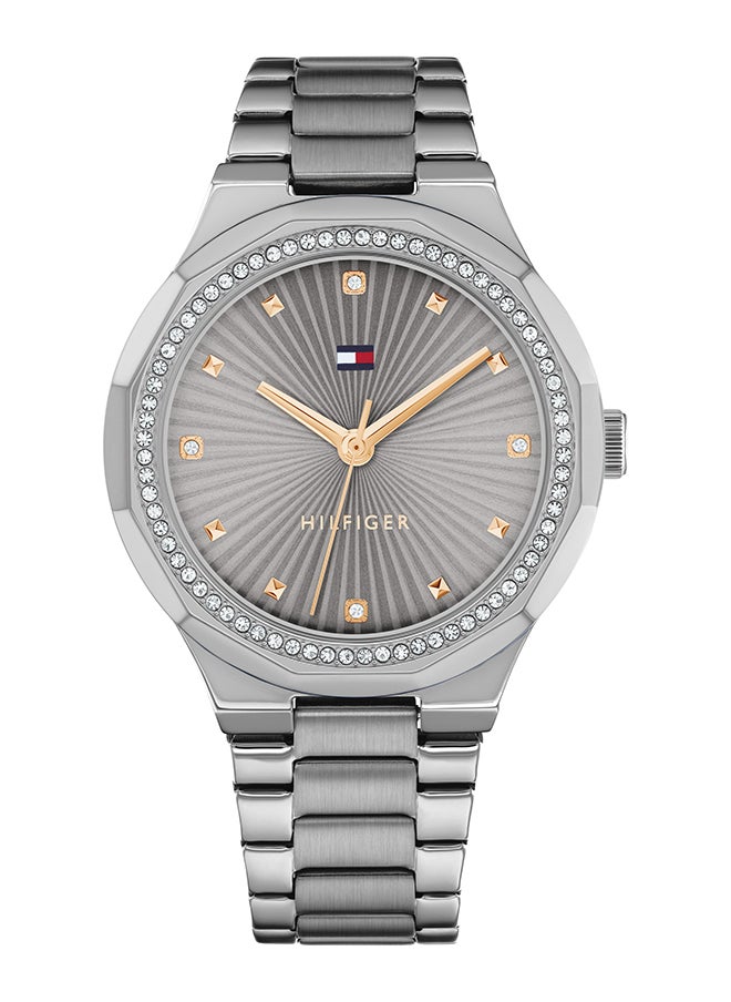 TOMMY HILFIGER - ساعة يد نسائية من الستانلس ستيل بعقارب دائرية الشكل 1782727 - 36 ملم - Image 1